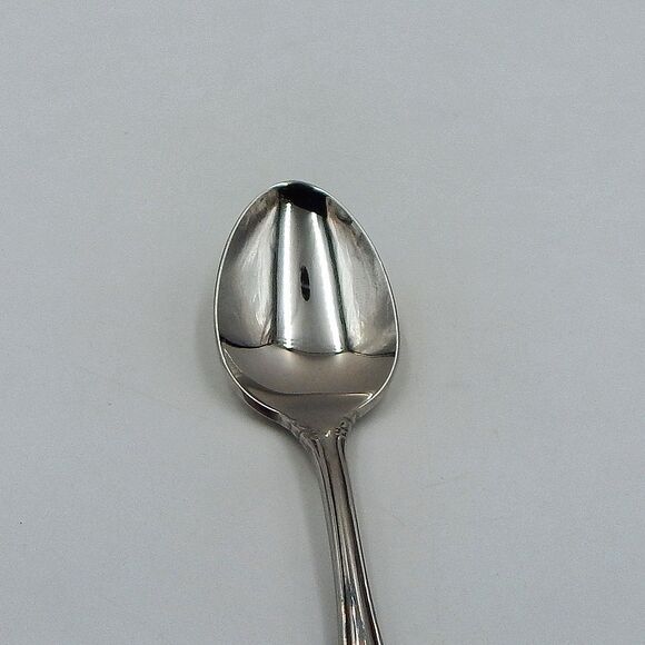 Oneida DOVER Teaspoons New Heirloom Cube Stainless Flatware Glossy 6 Inch - Picture 3 of 8